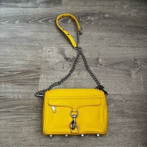 Rebecca minkoff yellow crossbody bag